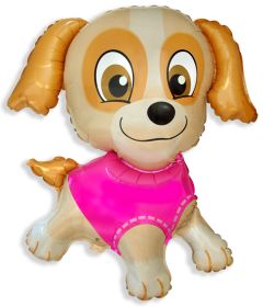 Balloon supershape Flexmetal puppy pink